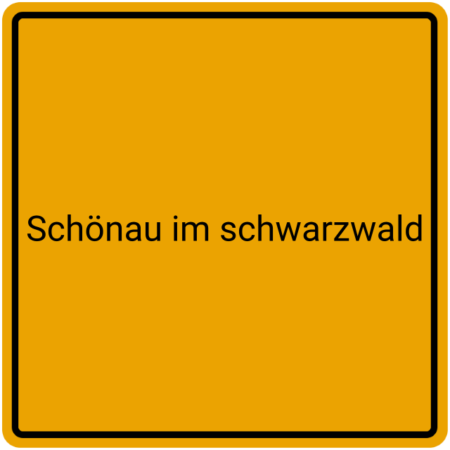 Meldebestätigung Schönau im Schwarzwald